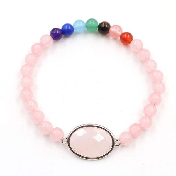 beaded, strands silver plated oval shape section rose pink quartz round beads stretchy bracelet healing chakra reiki jewelry, Black
beaded, strands silver plated oval shape section rose pink quartz round beads stretchy bracelet healing chakra reiki jewelry, Black