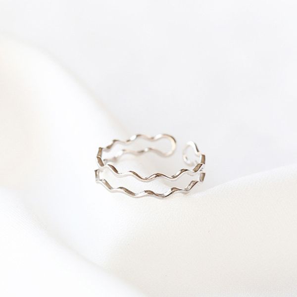 cluster rings obear silver plated hollow wave shape open simple design chic women girls party fine jewelry, Golden;silver
cluster rings obear silver plated hollow wave shape open simple design chic women girls party fine jewelry, Golden;silver