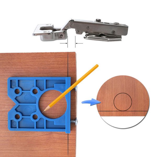 35mm hinge hole locator door hinge positioning template woodworking hole installation utility manager