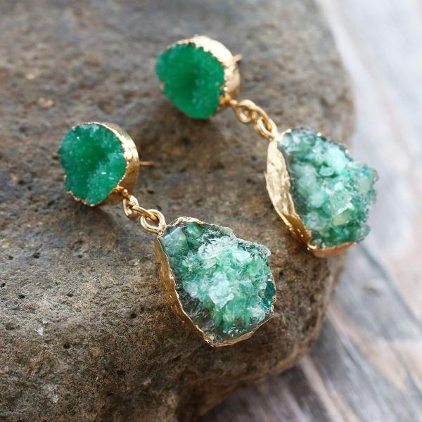dangle & chandelier 17km bohemian green druzy earings for women mix colors big resin stone drop earring mujer vintage jewelry ship, Silver
dangle & chandelier 17km bohemian green druzy earings for women mix colors big resin stone drop earring mujer vintage jewelry ship, Silver