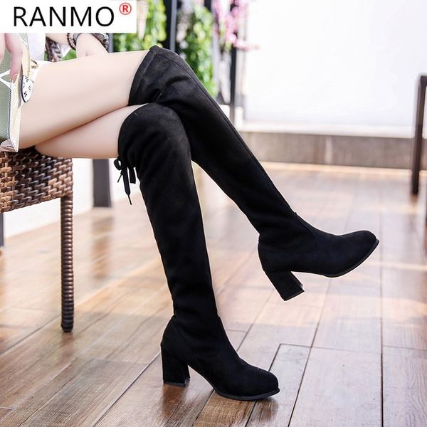 2020 warm fur winter boots women slim stretch platform knee high boots ladies long winter shoes over the knee, Black
2020 warm fur winter boots women slim stretch platform knee high boots ladies long winter shoes over the knee, Black