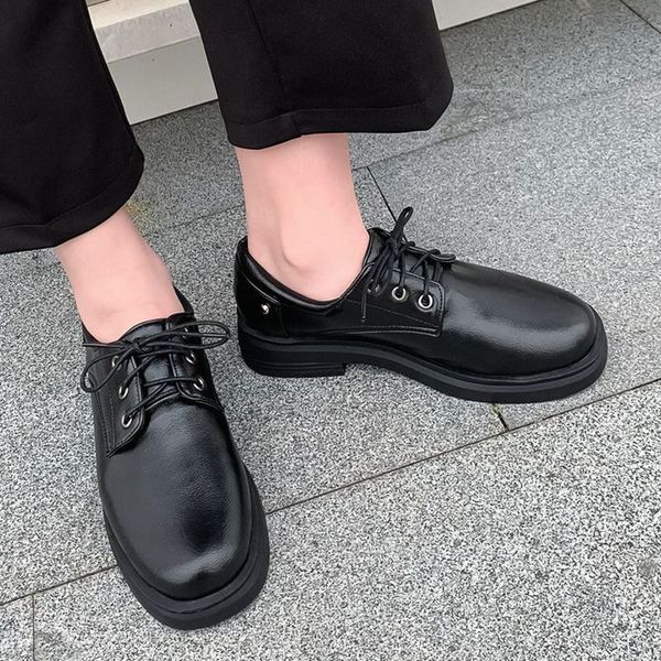 coolulu 2020 women lace up oxford pumps round toe fashion mid block heel all match spring/autumn ladies pumps size 32-46, Black
coolulu 2020 women lace up oxford pumps round toe fashion mid block heel all match spring/autumn ladies pumps size 32-46, Black