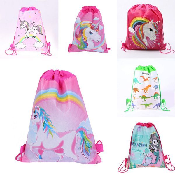 unicorn drawstring bag backpack cartoon dinosaur mermaid print travel bags non-woven children party
unicorn drawstring bag backpack cartoon dinosaur mermaid print travel bags non-woven children party