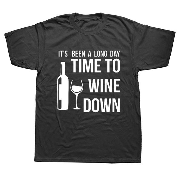 time to wine down drinking party funny t shirts men summer cotton harajuku short sleeve o neck streetwear black t-shirt
time to wine down drinking party funny t shirts men summer cotton harajuku short sleeve o neck streetwear black t-shirt