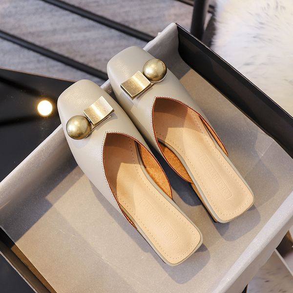 women slippers sandals 2020 summer wooden block heel slip on mule heel casual shoes metal buckle slides slipper, Black
women slippers sandals 2020 summer wooden block heel slip on mule heel casual shoes metal buckle slides slipper, Black