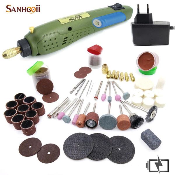 портативный беспроводной мини электрическая дрель роторный инструмент с батареей шлифовального аксессуары гравировка carving питания для инс
портативный беспроводной мини электрическая дрель роторный инструмент с батареей шлифовального аксессуары гравировка carving питания для инс