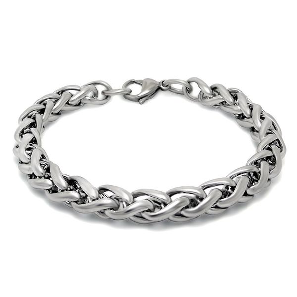 link, chain 18cm/20cm/21cm stainless steel wheat link bracelet for men women, Black 
link, chain 18cm/20cm/21cm stainless steel wheat link bracelet for men women, Black