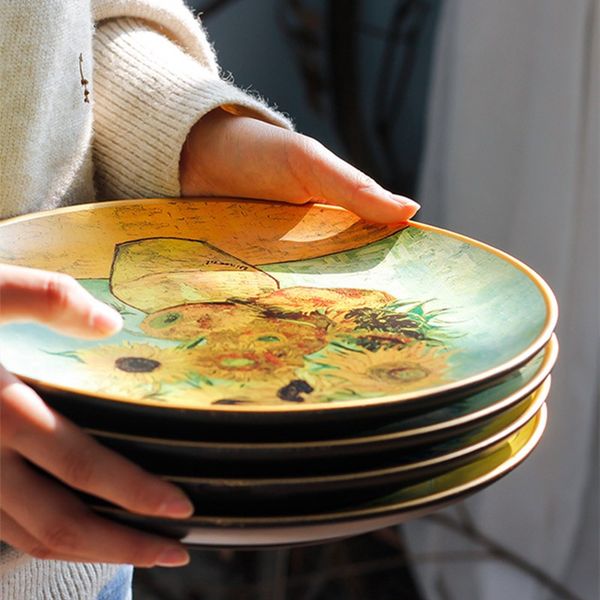 household kitchen dishes & plates dinner plates multifunctional ceramic new chinese style colored drawing hanging plate decorates porch 0209
household kitchen dishes & plates dinner plates multifunctional ceramic new chinese style colored drawing hanging plate decorates porch 0209