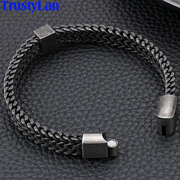 retro black stainless steel chain bracelet bangles for men male jewelry accessories mens armband bracelets his boyfriend gift
retro black stainless steel chain bracelet bangles for men male jewelry accessories mens armband bracelets his boyfriend gift
