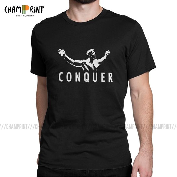 unique arnold schwarzenegger conquer t-shirts for men o neck cotton t shirts short sleeve tee shirt classic clothing
unique arnold schwarzenegger conquer t-shirts for men o neck cotton t shirts short sleeve tee shirt classic clothing