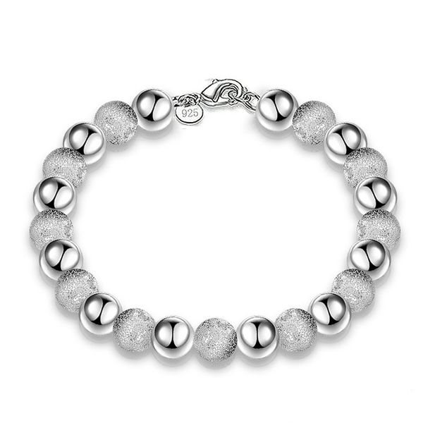 classic frosted smooth beads women bracelet bangle silver color cuff accessories jewelry girl gift, Golden;silver
classic frosted smooth beads women bracelet bangle silver color cuff accessories jewelry girl gift, Golden;silver