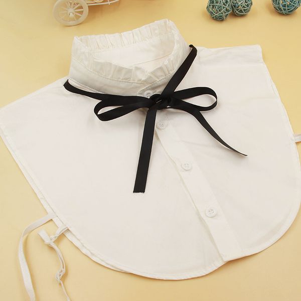 bow ties 2021 women denim hollow out embroidery lace flower ruffles sweater shirt fake collar elegant detachable false blouse, Black;gray
bow ties 2021 women denim hollow out embroidery lace flower ruffles sweater shirt fake collar elegant detachable false blouse, Black;gray