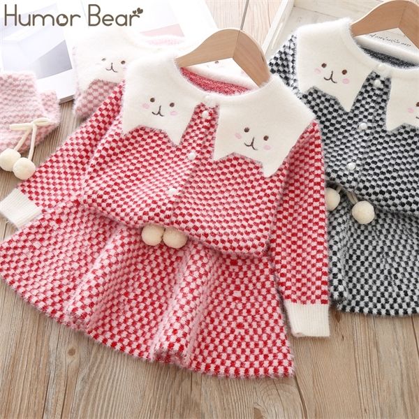 humor bear baby girls kids sweater set 2019 autumn and winter new cartoon plaid sweater+ knit skirt 2pcs children's sweater suit, White
humor bear baby girls kids sweater set 2019 autumn and winter new cartoon plaid sweater+ knit skirt 2pcs children's sweater suit, White