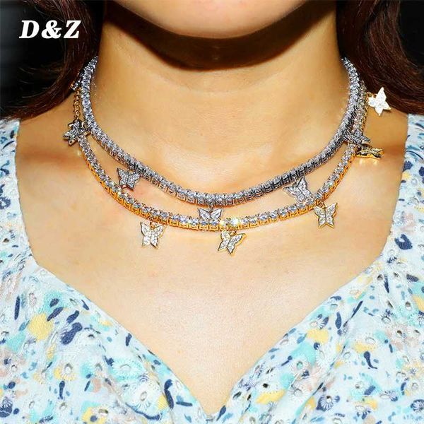 chains d&z heart arrow 4mm cztennis chain with luxury drip cz butterfly charm choker necklace iced out bling hip hop women jewelry, Silver
chains d&z heart arrow 4mm cztennis chain with luxury drip cz butterfly charm choker necklace iced out bling hip hop women jewelry, Silver