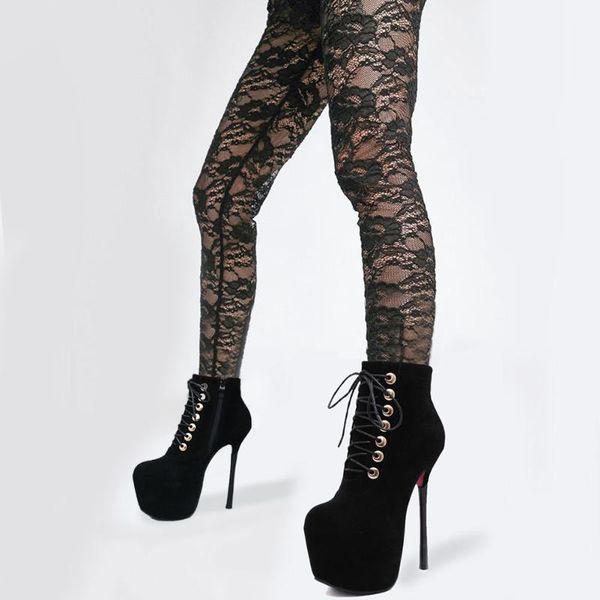 boots brand 2021 fetish sm 16cm extreme high heels platform shoelaces autumn winter party ladies nightclub prom shoes women, Black
boots brand 2021 fetish sm 16cm extreme high heels platform shoelaces autumn winter party ladies nightclub prom shoes women, Black