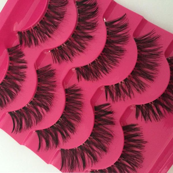 false eyelashes 5 pairs women natural soft long cross fake eye lashes handmade thick extension beauty makeup tools
false eyelashes 5 pairs women natural soft long cross fake eye lashes handmade thick extension beauty makeup tools