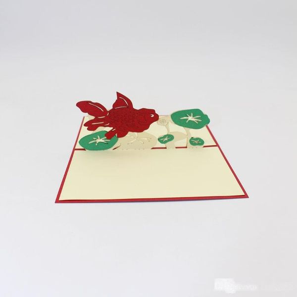 3d happy new year handmade fish greeting cards thank you cards wish for birthday 
3d happy new year handmade fish greeting cards thank you cards wish for birthday