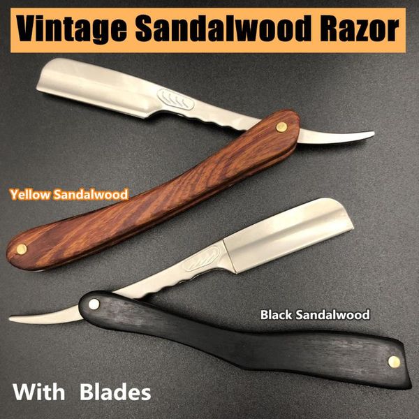 nail art kits light carbon steel sharp blades vintage men's razor yellow sandalwood handle beard eyebrow shaping manual shaving shaver
nail art kits light carbon steel sharp blades vintage men's razor yellow sandalwood handle beard eyebrow shaping manual shaving shaver