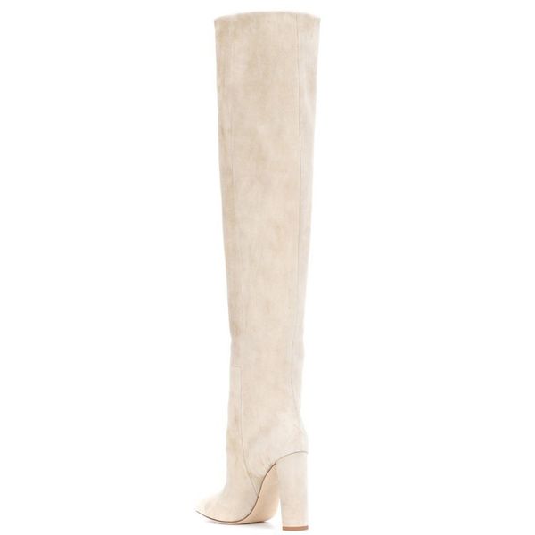 european and american fashion new thick heel sleeve leather ladies walk show knee fold straight-tube long boots y200115, Black
european and american fashion new thick heel sleeve leather ladies walk show knee fold straight-tube long boots y200115, Black
