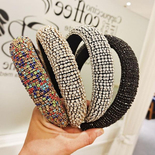 2020 baroque full crystal hair bands for women lady luxury shiny padded diamond headband hair hoop fashion accessories
2020 baroque full crystal hair bands for women lady luxury shiny padded diamond headband hair hoop fashion accessories