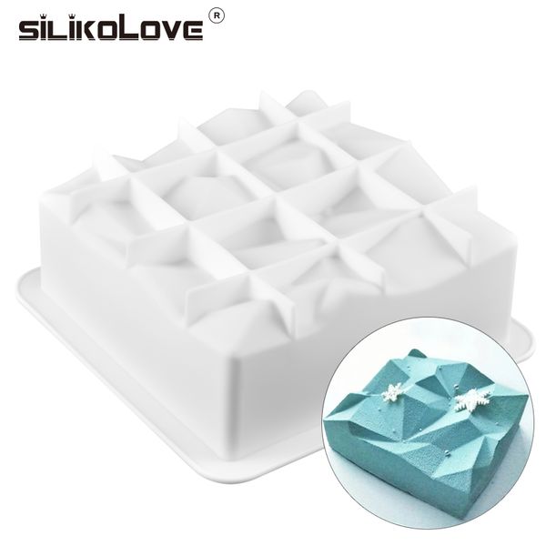 baking moulds silikolove silicone mousse pan cake mold non-stick decoration tools forms bakeware cube geometry form
baking moulds silikolove silicone mousse pan cake mold non-stick decoration tools forms bakeware cube geometry form
