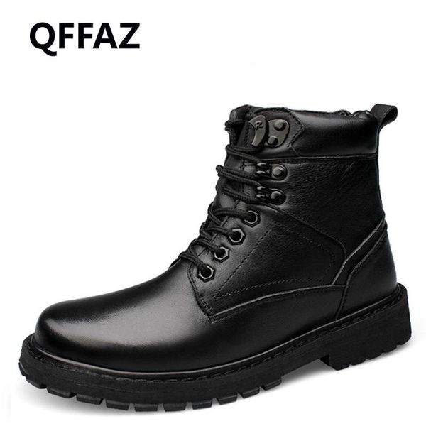 qffaz genuine leather ankle boots for male boots men bootswinter black leather shoes plush black lace up big size 38-50
qffaz genuine leather ankle boots for male boots men bootswinter black leather shoes plush black lace up big size 38-50