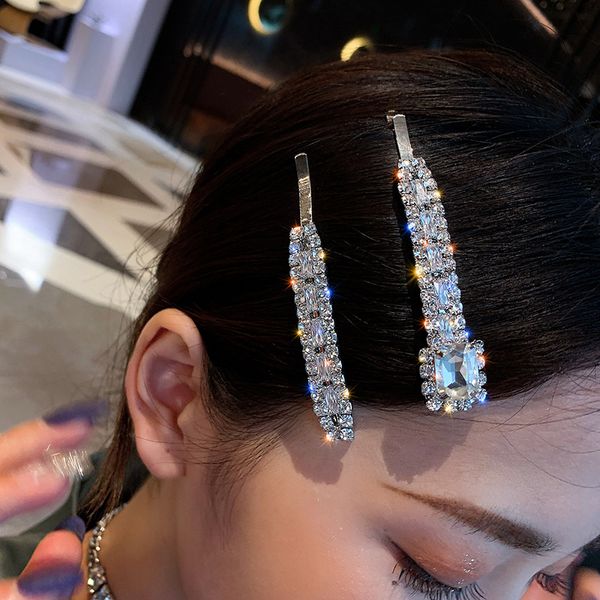 new arrived shiny zircon crystal inlay hairpin luxury women hairwear 2pcs/set stainless steel hair accessories, Golden;silver
new arrived shiny zircon crystal inlay hairpin luxury women hairwear 2pcs/set stainless steel hair accessories, Golden;silver