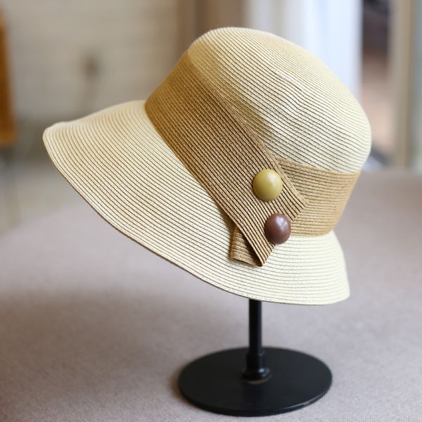 double buckle decorative joker curling sun beach fisherman hat hat women's summer visor leisure travel shopping, Blue;gray
double buckle decorative joker curling sun beach fisherman hat hat women's summer visor leisure travel shopping, Blue;gray