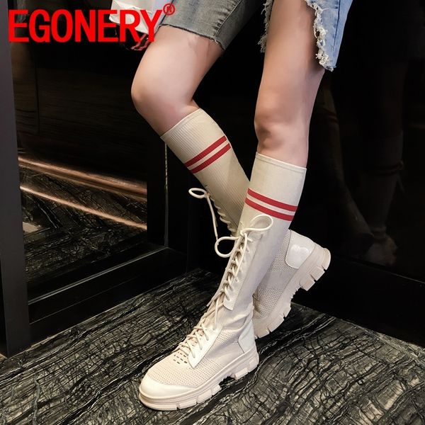 egonery winter new fashion knee high boots outside warm mid heels platform round toe genuine leather women shoes drop shipping, Black
egonery winter new fashion knee high boots outside warm mid heels platform round toe genuine leather women shoes drop shipping, Black