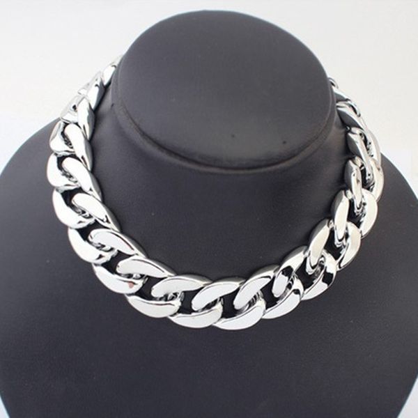 chokers sell women europe and the united states all-match thick choker shiny chain necklace wholesale, Golden;silver
chokers sell women europe and the united states all-match thick choker shiny chain necklace wholesale, Golden;silver