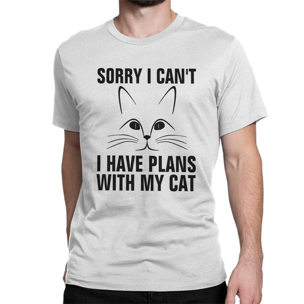 sorry i can't i have plans with my cat men's t shirt funny tee shirt short sleeve round neck t-shirts 100% cotton gift idea
sorry i can't i have plans with my cat men's t shirt funny tee shirt short sleeve round neck t-shirts 100% cotton gift idea