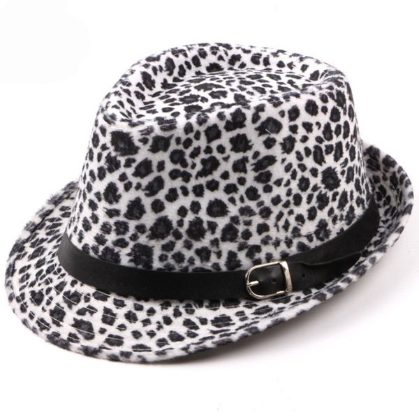 ht1517 korea style men women cap spring autumn leopard printed fedoras casual black belt trilby hat fancy jazz bowler hat, Blue;gray
ht1517 korea style men women cap spring autumn leopard printed fedoras casual black belt trilby hat fancy jazz bowler hat, Blue;gray