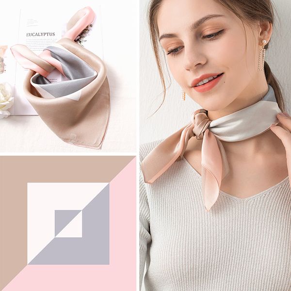 square silk scarf women 53x53cm print 100% nature satin silk neck scarf office hair foulard kerchief female bandana shawl, Blue;gray
square silk scarf women 53x53cm print 100% nature satin silk neck scarf office hair foulard kerchief female bandana shawl, Blue;gray