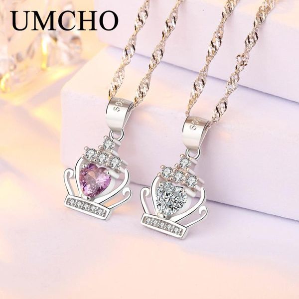 umcho crown 925 sterling silver necklaces pendants party charm for women engagement s925 gifts fine jewelry without chain
umcho crown 925 sterling silver necklaces pendants party charm for women engagement s925 gifts fine jewelry without chain