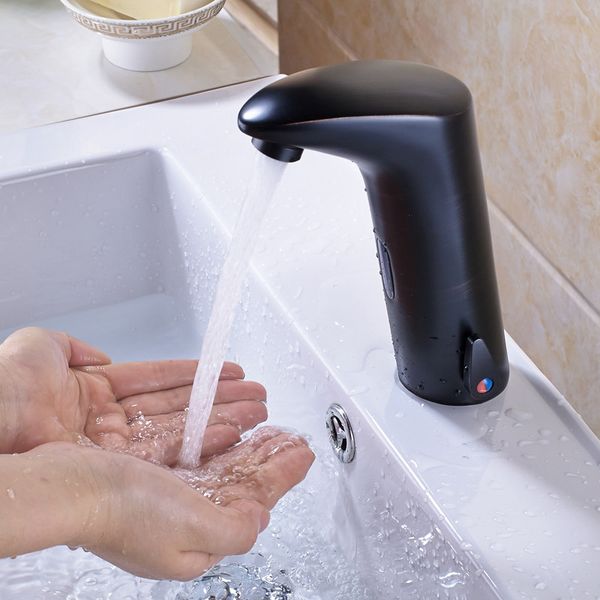 mttuzk deck mounted oil rubbed bronze automatic sensor faucet bathroom basin touchless infrared faucet and cold sensor taps
mttuzk deck mounted oil rubbed bronze automatic sensor faucet bathroom basin touchless infrared faucet and cold sensor taps