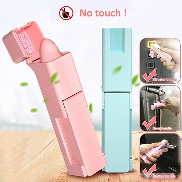 no touch press elevator stick avoid touch elevator tools contactless safety door handle gadgets open door disinfectant, Silver
no touch press elevator stick avoid touch elevator tools contactless safety door handle gadgets open door disinfectant, Silver