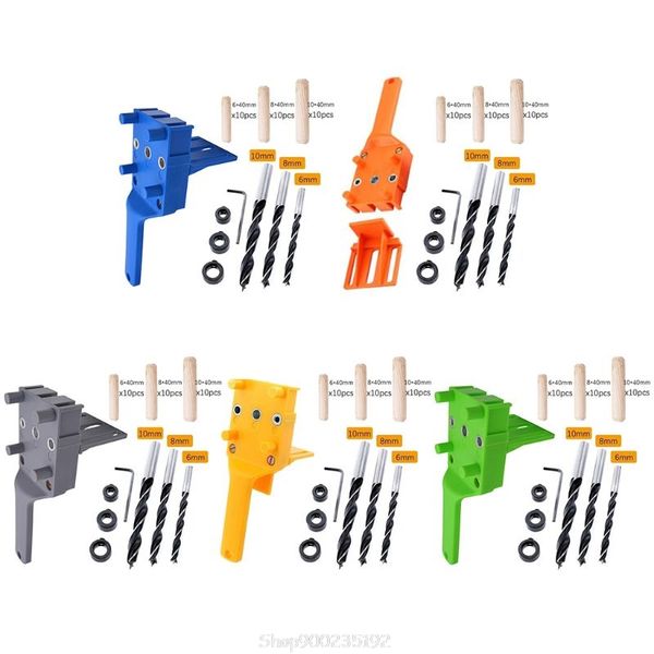 quick wood doweling jig plastic handheld pocket hole jig 6/8/10mm drill bit hole puncher for carpentry au 20 dropship
quick wood doweling jig plastic handheld pocket hole jig 6/8/10mm drill bit hole puncher for carpentry au 20 dropship
