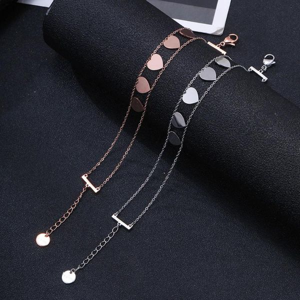 charm bracelets stainless steel for woman hear stars amore letter double layer chain bracelet girl party jewelry gift wholesale, Golden;silver
charm bracelets stainless steel for woman hear stars amore letter double layer chain bracelet girl party jewelry gift wholesale, Golden;silver