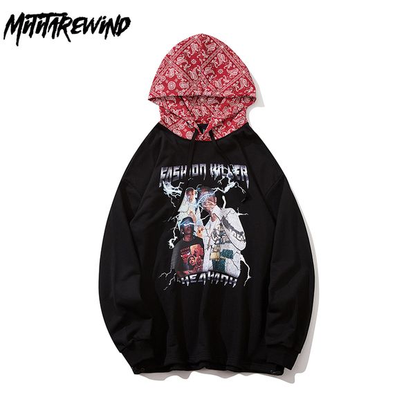новая пара толстовка толстовка лоскутная цвет harajuku толстовки повседневный streetwear осень крупногабаритные hip hop пуловеры men, Black
новая пара толстовка толстовка лоскутная цвет harajuku толстовки повседневный streetwear осень крупногабаритные hip hop пуловеры men, Black