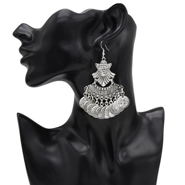 gypsy tribal silver gold metal tassel coins flower wholesale fringe drop earrings jewelry earrings women bohemian long earring, Golden
gypsy tribal silver gold metal tassel coins flower wholesale fringe drop earrings jewelry earrings women bohemian long earring, Golden