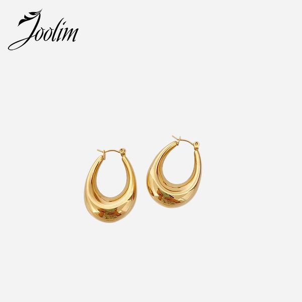 hoop & huggie joolim high end gold finish geometic earring stainless steel streetwear, Golden;silver
hoop & huggie joolim high end gold finish geometic earring stainless steel streetwear, Golden;silver