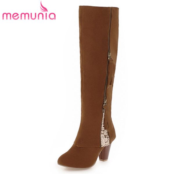 boots memunia arrival 2021 knee high round toe zip spike heels women's winter comfortable long wholesale, Black
boots memunia arrival 2021 knee high round toe zip spike heels women's winter comfortable long wholesale, Black