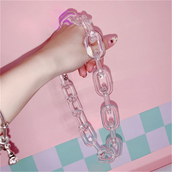 chokers rock clear acrylic chain necklace for men women punk transparent choker collar 2021 fashion jewelry, Golden;silver
chokers rock clear acrylic chain necklace for men women punk transparent choker collar 2021 fashion jewelry, Golden;silver
