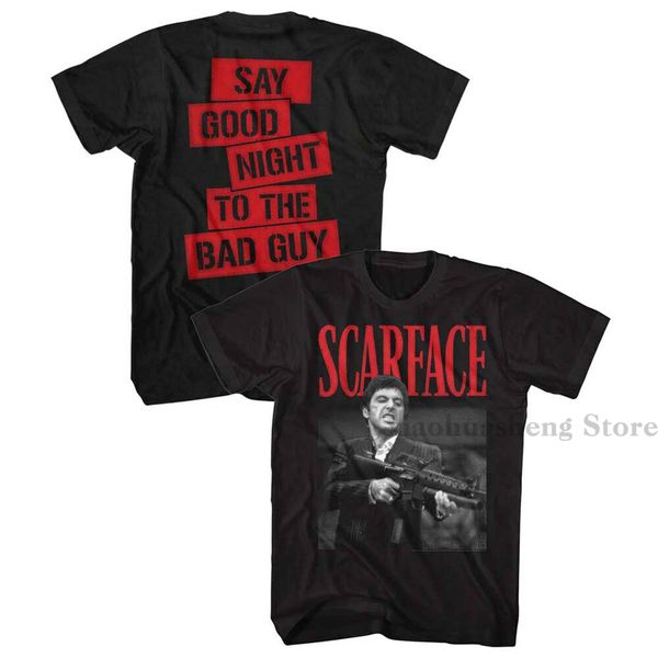 scarface tony montana say goodnight в bad guy слоган mens t shirt пачино 100% хлопка мужчины майка женщин топы тройник
scarface tony montana say goodnight в bad guy слоган mens t shirt пачино 100% хлопка мужчины майка женщин топы тройник