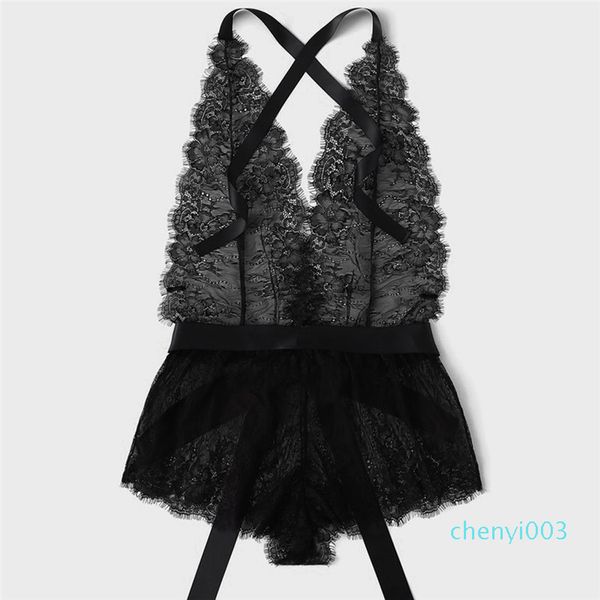 women lingerie lady sleepwear lace underwear women translucent backless soft seamless comfortable nightwear s-3xl c03, Black;white
women lingerie lady sleepwear lace underwear women translucent backless soft seamless comfortable nightwear s-3xl c03, Black;white