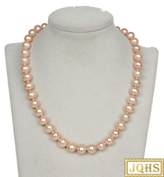 natural 17" 11mm knotted pink freshwater pearls necklace 925s clasp c50 statement necklace jewelry, Silver
natural 17" 11mm knotted pink freshwater pearls necklace 925s clasp c50 statement necklace jewelry, Silver