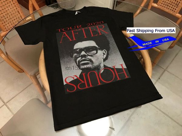 the weeknd t-shirt after hours concert tour 2020 usa size s-5xl