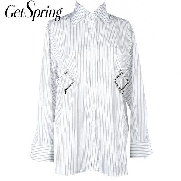 getspring women shirt patchwork cotton striped woman blouses shirts casual long sleeve women bloues cotton 2020 fashion top, White
getspring women shirt patchwork cotton striped woman blouses shirts casual long sleeve women bloues cotton 2020 fashion top, White
