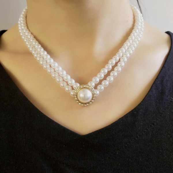 pendant necklaces elegant choker necklace, imitation pearls sweet-cute necklace party wedding jewelry, Silver
pendant necklaces elegant choker necklace, imitation pearls sweet-cute necklace party wedding jewelry, Silver