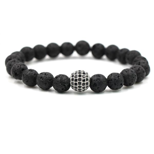 charm bracelets couple bracelet magma black natural stones beads beaded bangles for men women jewelry pulseras, Golden;silver
charm bracelets couple bracelet magma black natural stones beads beaded bangles for men women jewelry pulseras, Golden;silver